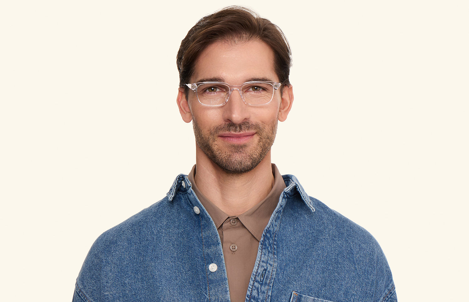 The Finley - Mixed Material - Lensless - LifeStyle 1 - Pair Eyewear