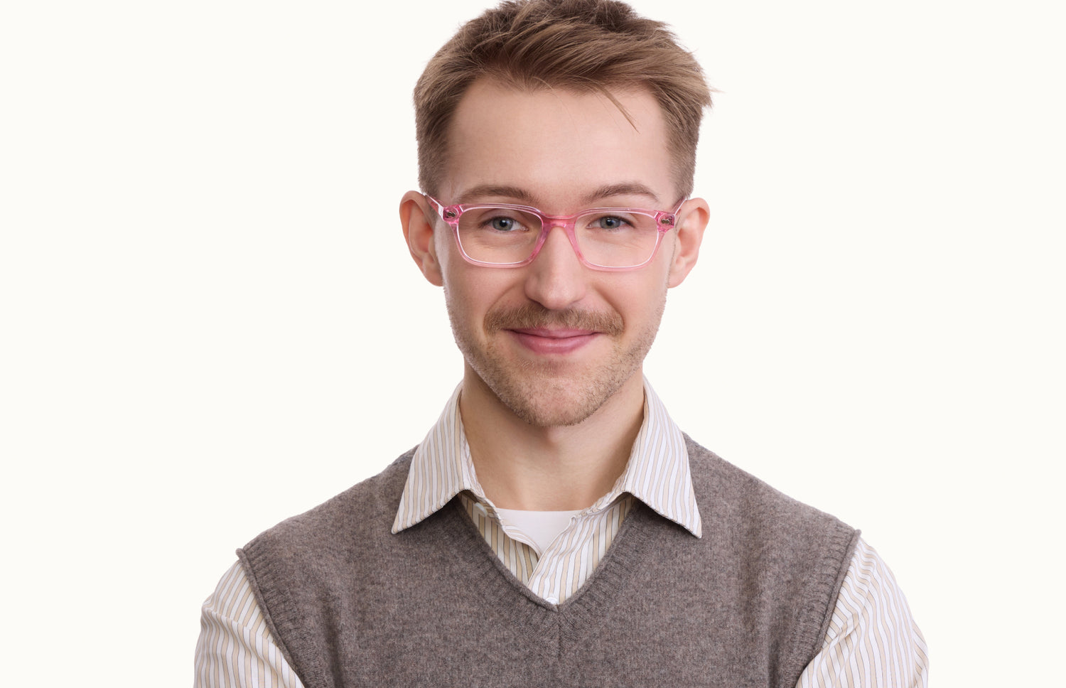 The Finley - Pink Glitter Clear - LifeStyle1 - Pair Eyewear