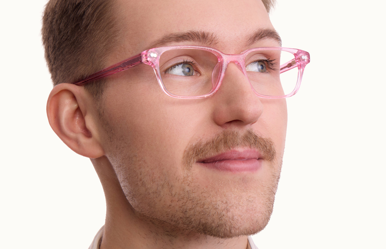 The Finley - Pink Glitter Clear - LifeStyle2 - Pair Eyewear