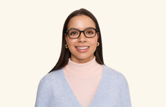 The Finley - Black Acetate Gold Metal - LifeStyle Thumbnail2 - Pair Eyewear