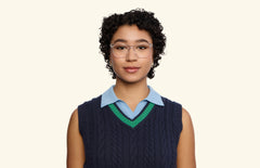 The Harper - Mixed Material - Lensless - LifeStyle Thumbnail 1 - Pair Eyewear