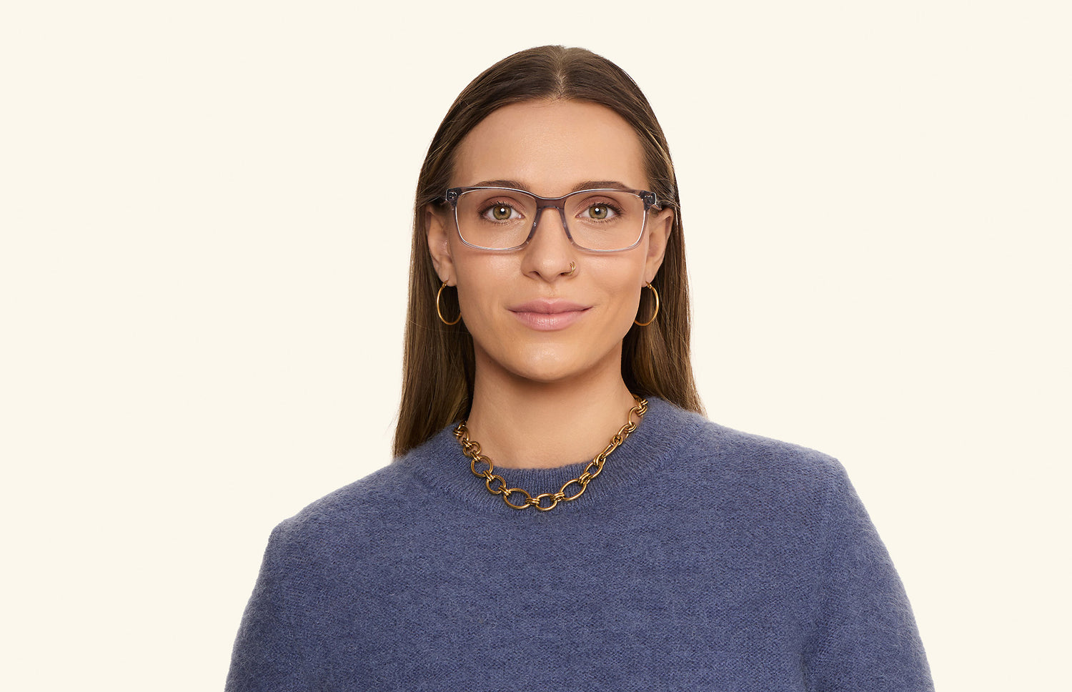 The Kirby - Gray Clear - LifeStyle1 - Pair Eyewear