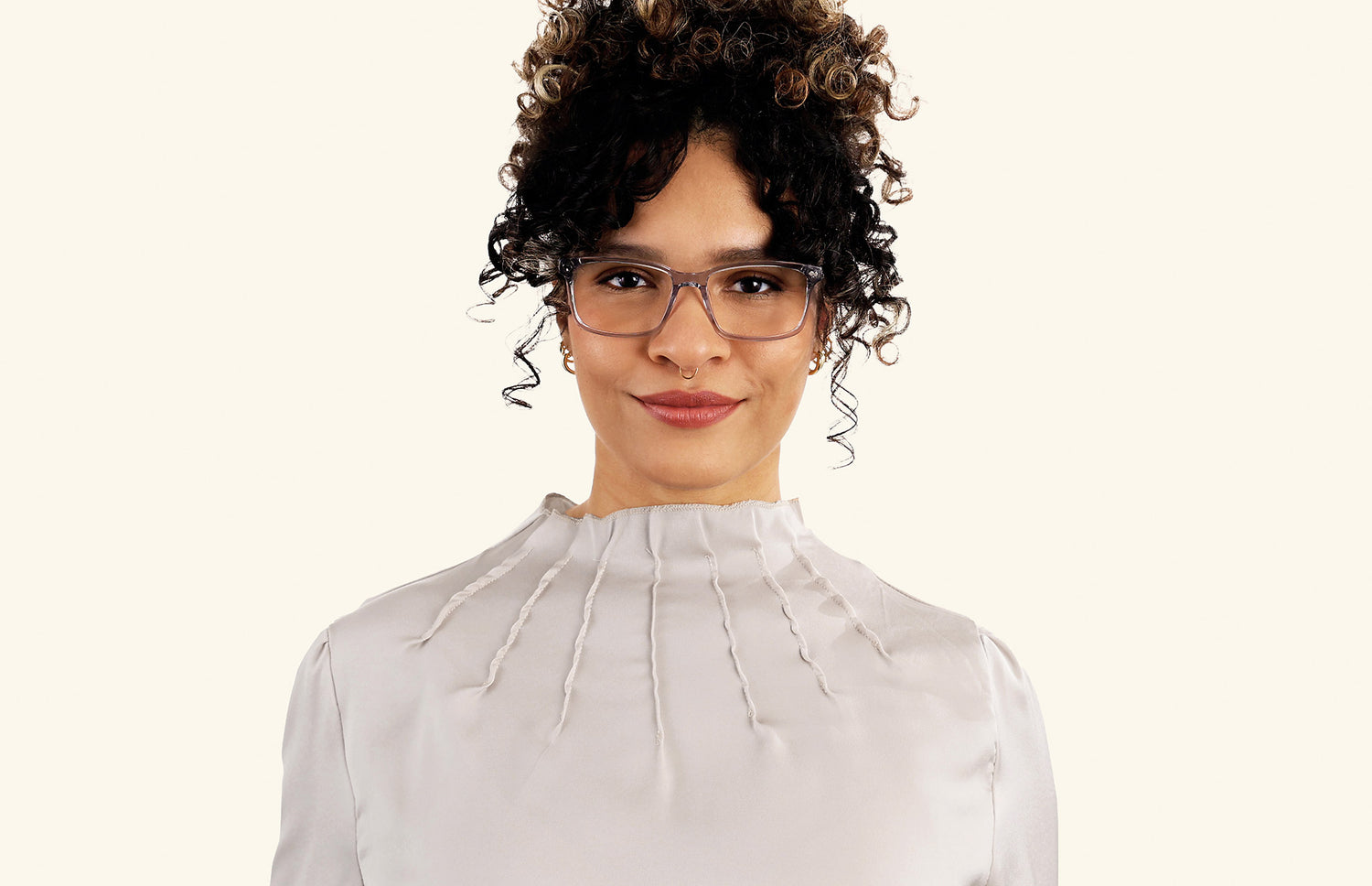 The Kirby - Gray Clear - LifeStyle2 - Pair Eyewear