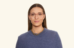 The Kirby - Pink Clear - LifeStyle Thumbnail1 - Pair Eyewear