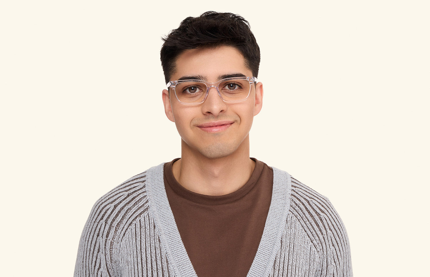 The Larkin - Crystal Clear - LifeStyle1 - Pair Eyewear