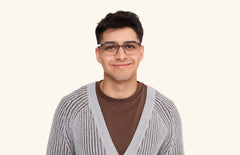 The Larkin - Gray Clear - LifeStyle Thumbnail1 - Pair Eyewear