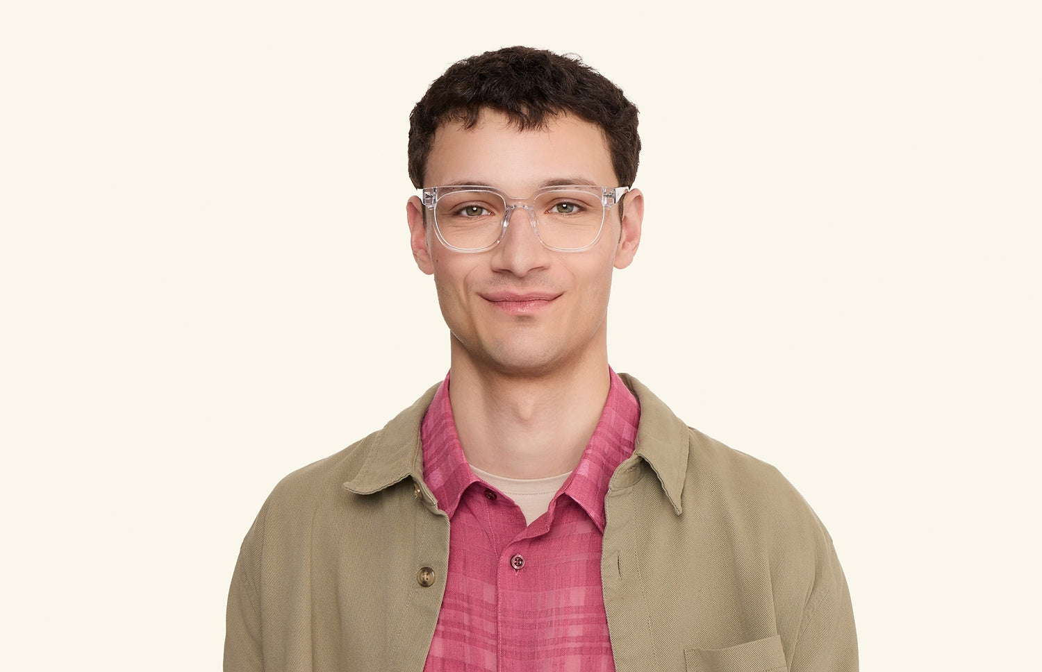 The Murphy - Crystal Clear - LifeStyle1 - Pair Eyewear
