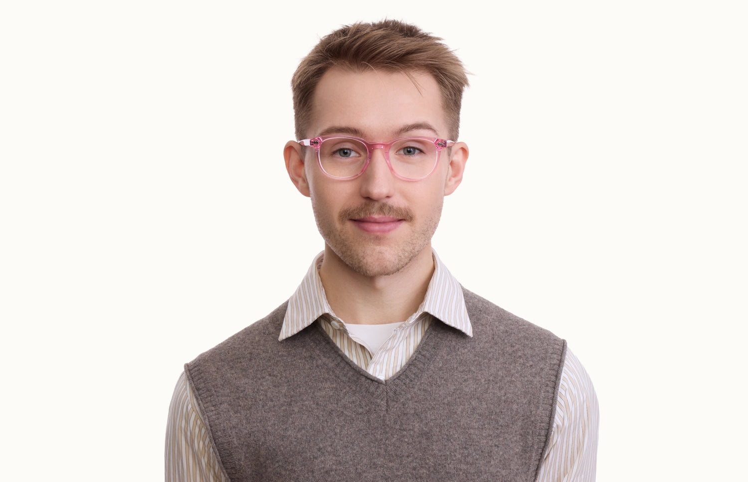 The Reese - Pink Glitter Clear - LifeStyle1 - Pair Eyewear