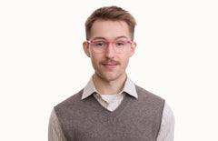 The Reese - Pink Glitter Clear - LifeStyle Thumbnail1 - Pair Eyewear