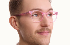 The Reese - Pink Glitter Clear - LifeStyle Thumbnail2 - Pair Eyewear