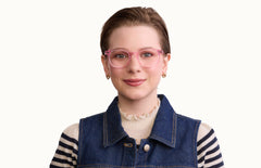 The Reese - Pink Glitter Clear - LifeStyle Thumbnail1 - Pair Eyewear