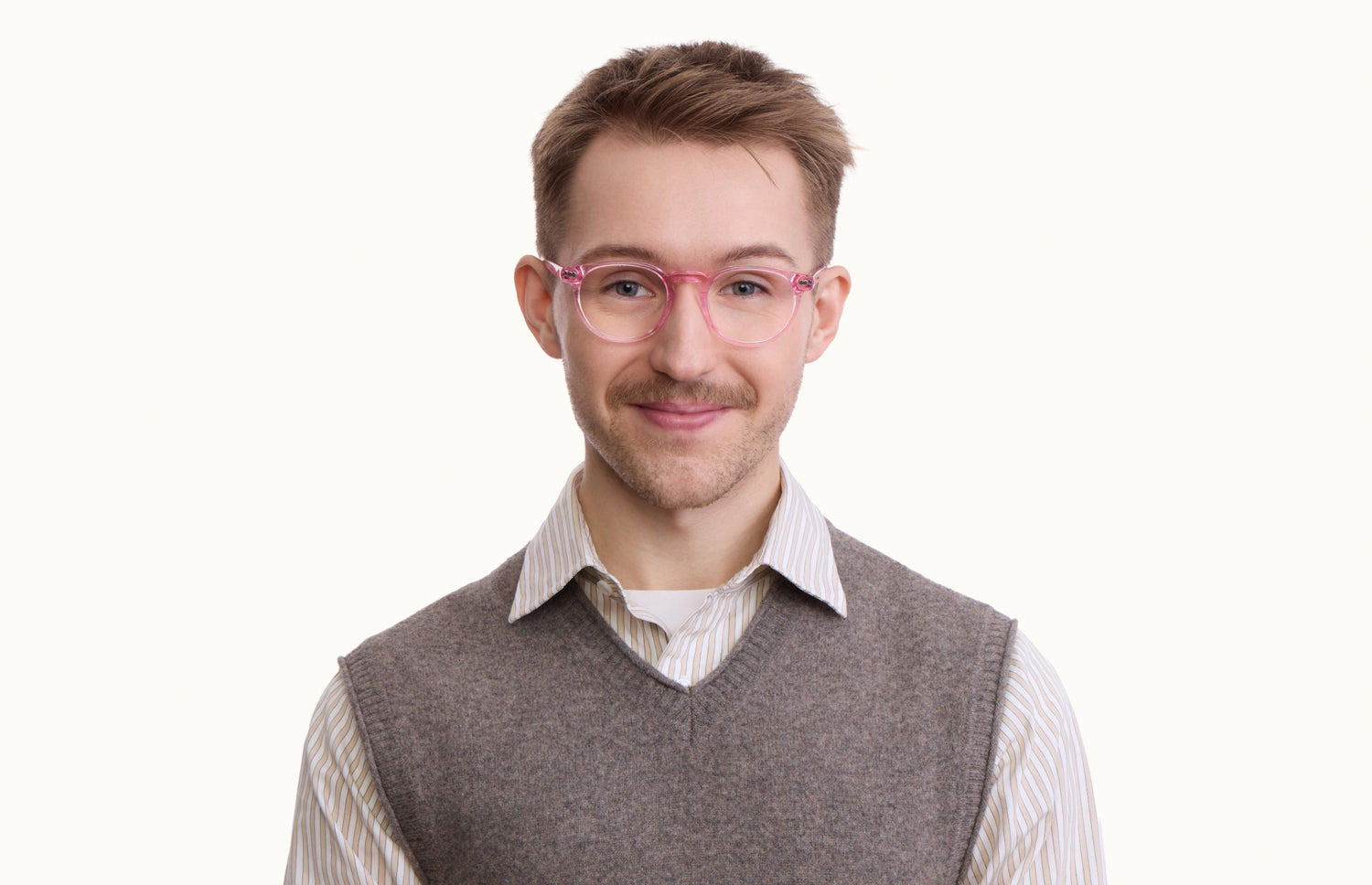 The Soto - Pink Glitter Clear - LifeStyle1 - Pair Eyewear