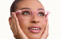 The Soto - Pink Glitter Clear - LifeStyle Thumbnail2 - Pair Eyewear