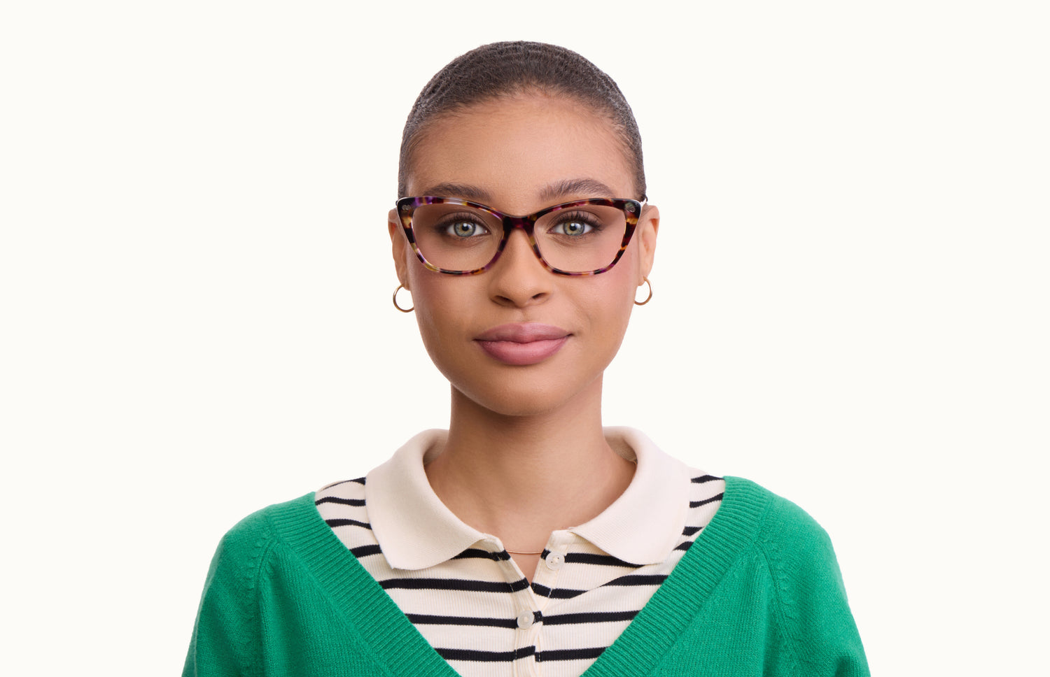 The Wanda - Mixed Material - Lensless - LifeStyle 1 - Pair Eyewear