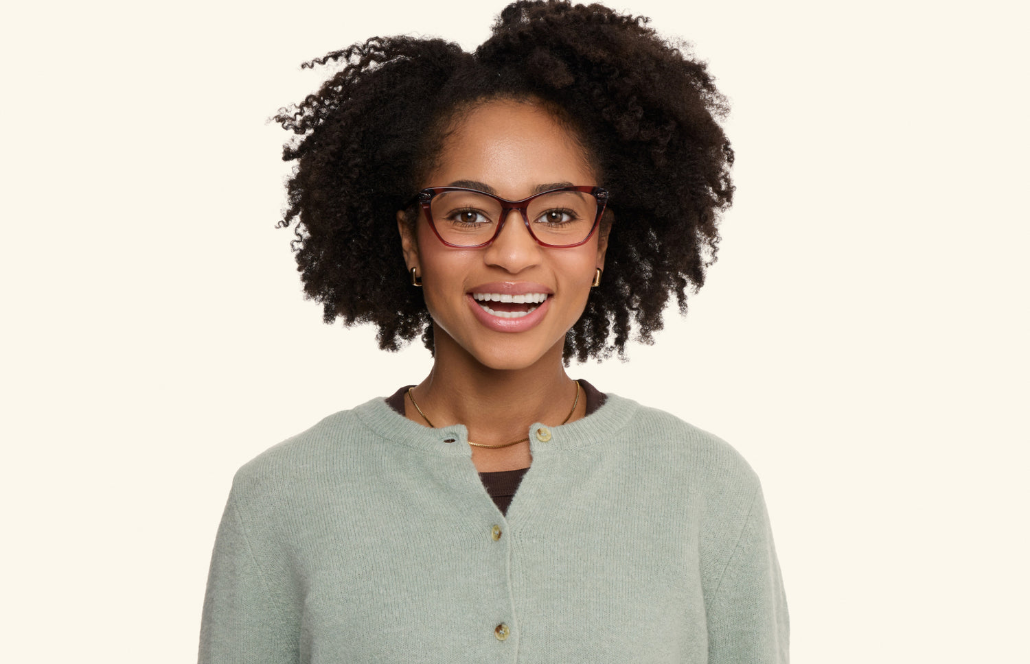 The Wanda - Burgundy - LifeStyle1 - Pair Eyewear