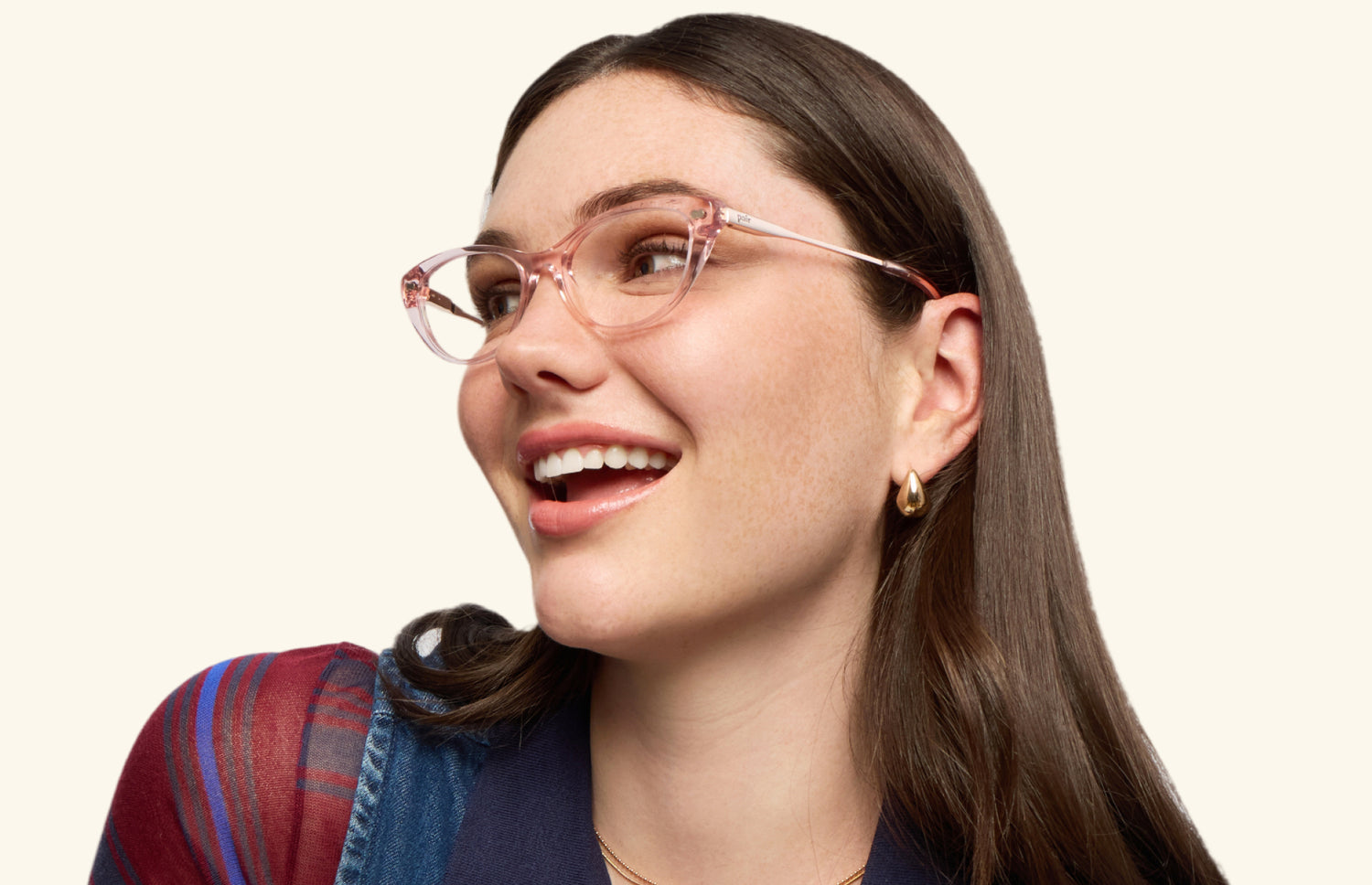 The ella - Mixed Material - Lensless - LifeStyle 2 - Pair Eyewear