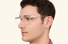 The Kirby - Mixed Material - Lensless - LifeStyle Thumbnail 3 - Pair Eyewear