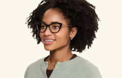 The Wanda - Black Acetate Gold Metal - LifeStyle Thumbnail3 - Pair Eyewear
