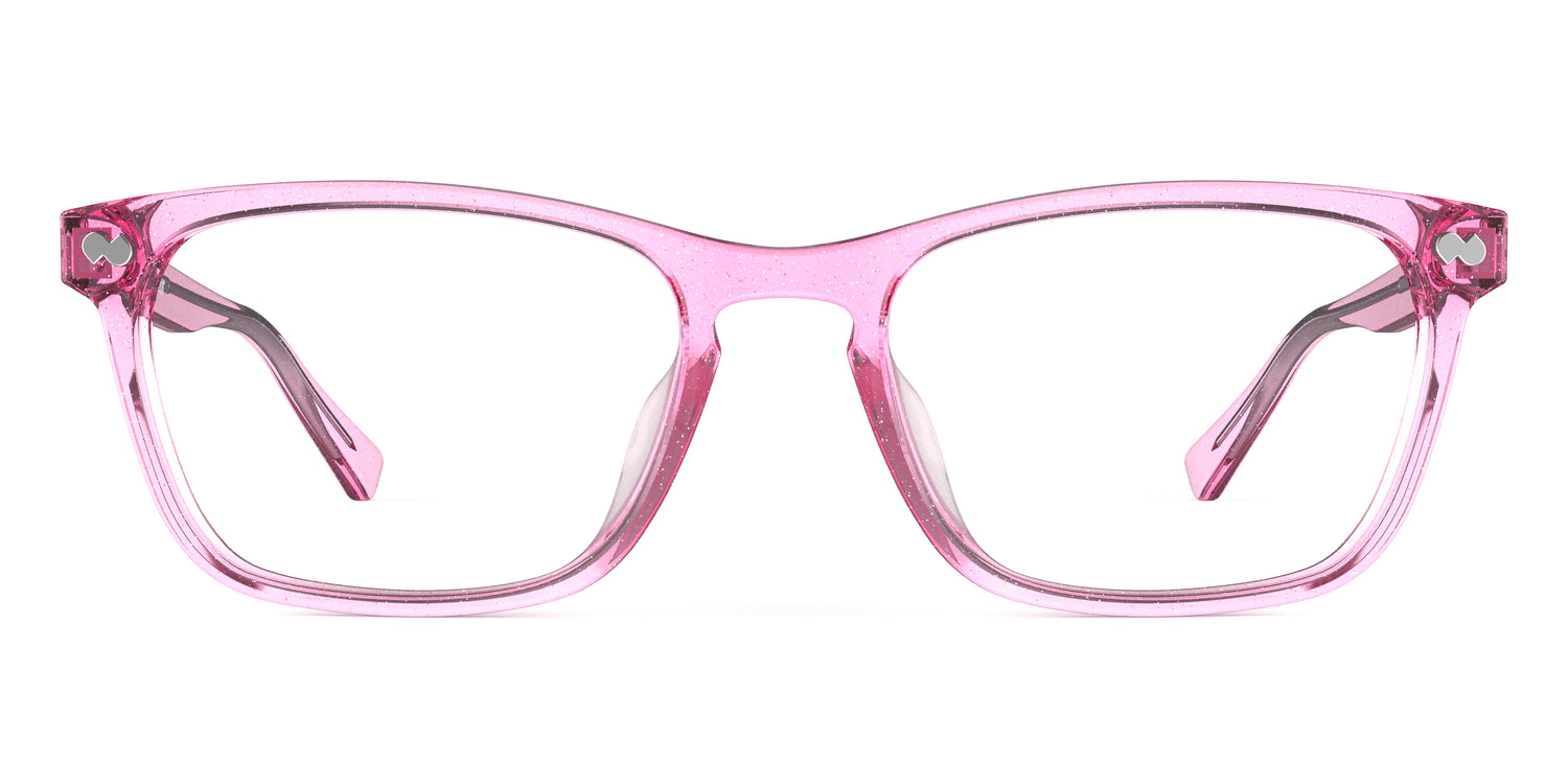 The Casper - Pink Glitter Clear - Carousel1 - Pair Eyewear