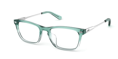 The Casper - Teal Pearlized Gradient Acetate Silver Metal - Thumbnail1 - Pair Eyewear