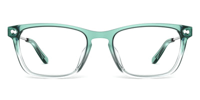 The Casper - Teal Pearlized Gradient Acetate Silver Metal - Thumbnail2 - Pair Eyewear