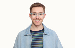 The Casper - Seafoam Clear - LifeStyle Thumbnail1 - Pair Eyewear