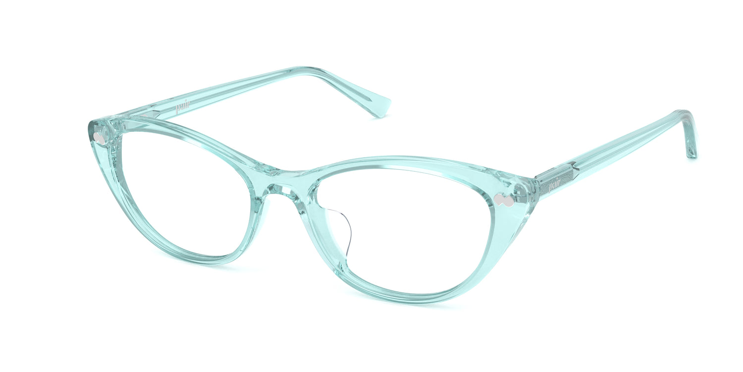 The ella - Seafoam Clear - Carousel2 - Pair Eyewear