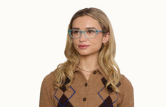 The ella - Seafoam Clear - LifeStyle Thumbnail1 - Pair Eyewear