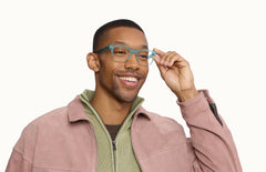 The Jessie - Seafoam Clear - LifeStyle Thumbnail1 - Pair Eyewear