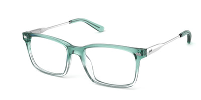 The Kirby - Teal Pearlized Gradient Acetate Silver Metal - Thumbnail1 - Pair Eyewear