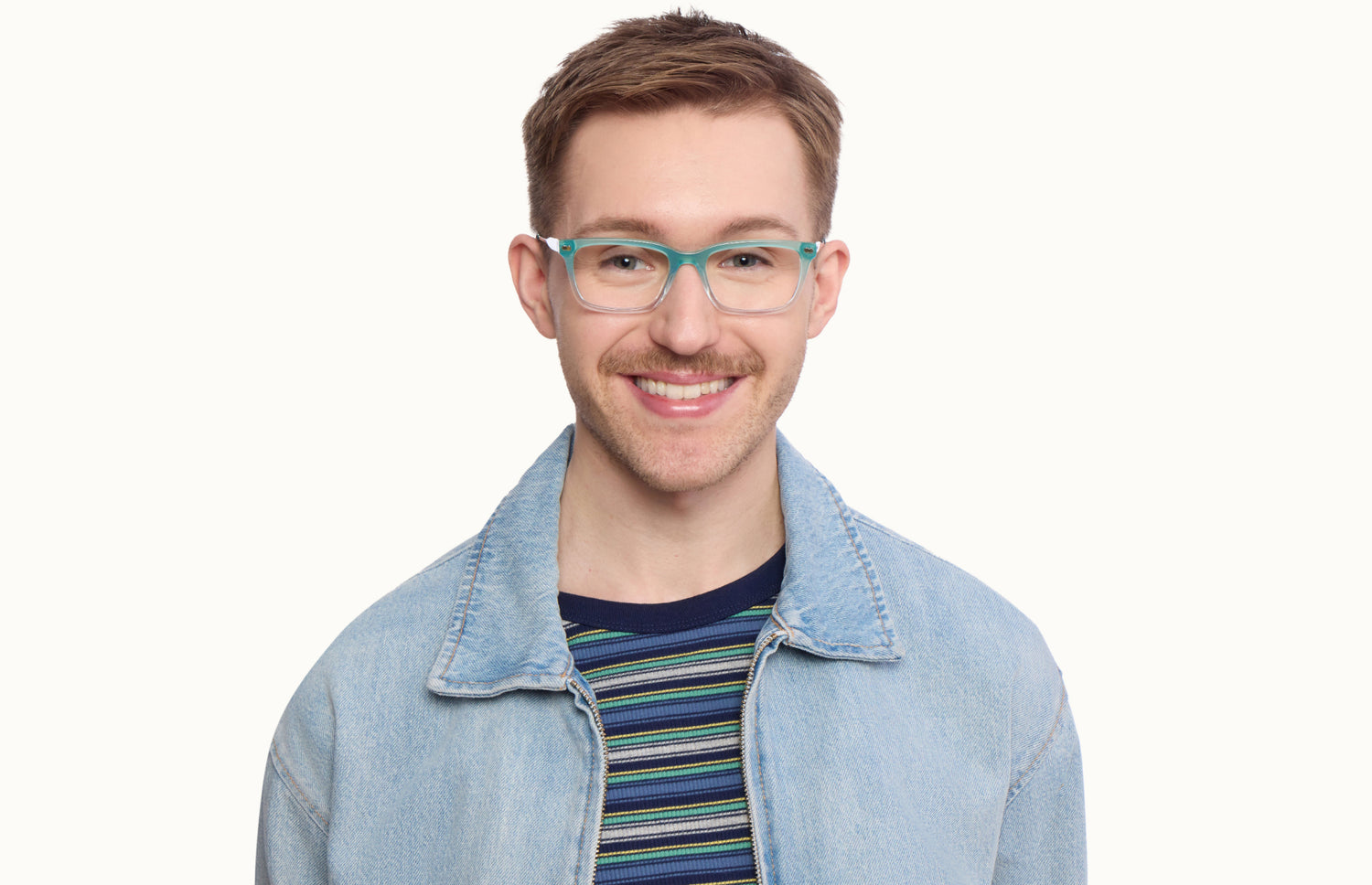 The Larkin - Mixed Material - Lensless - LifeStyle 1 - Pair Eyewear
