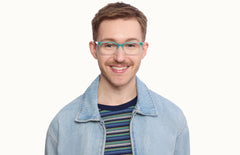 The Larkin - Mixed Material - Lensless - LifeStyle Thumbnail 1 - Pair Eyewear