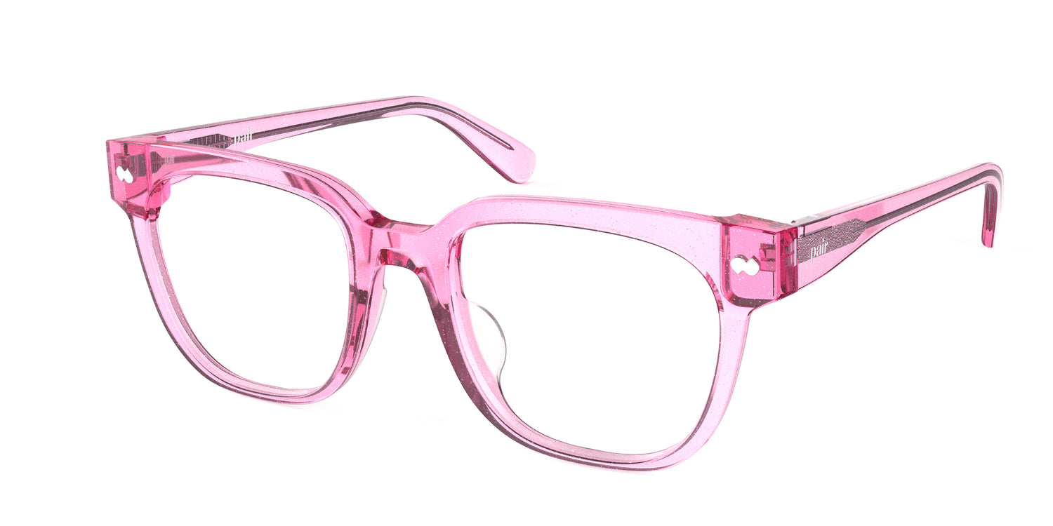 The Murphy - Pink Glitter Clear - Carousel3 - Pair Eyewear
