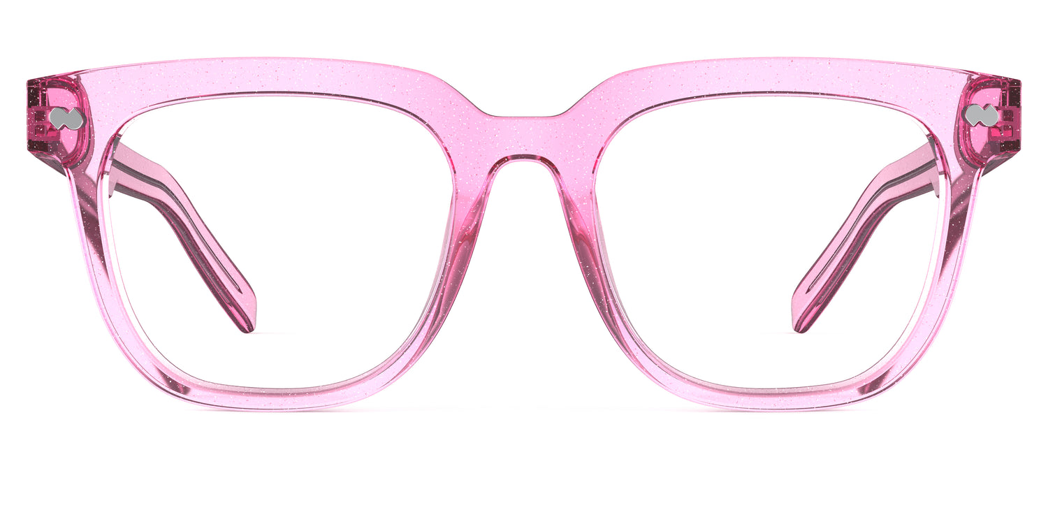The Payton - Pink Glitter Clear - Carousel1 - Pair Eyewear
