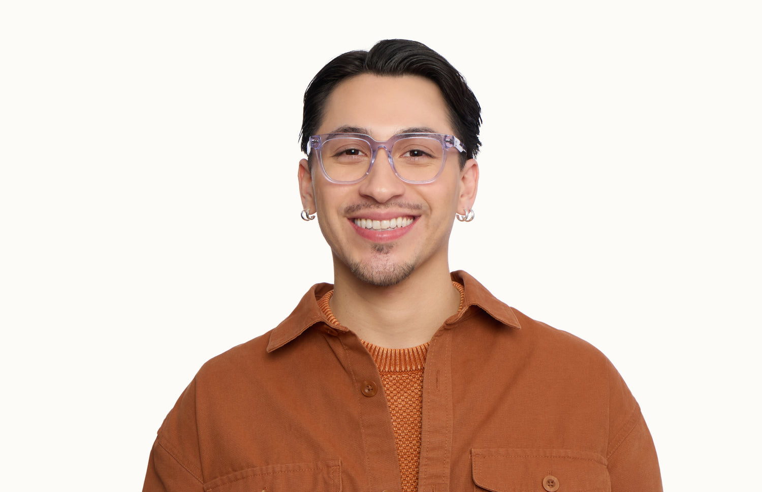 The Payton - Lavender Clear - LifeStyle1 - Pair Eyewear