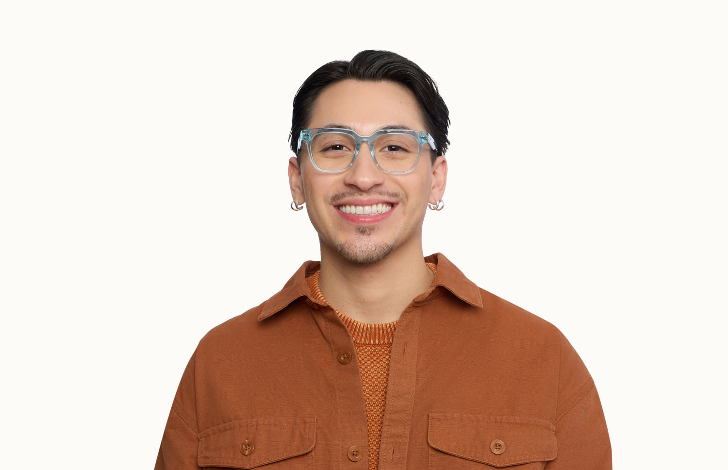 The Payton - Seafoam Clear - LifeStyle1 - Pair Eyewear