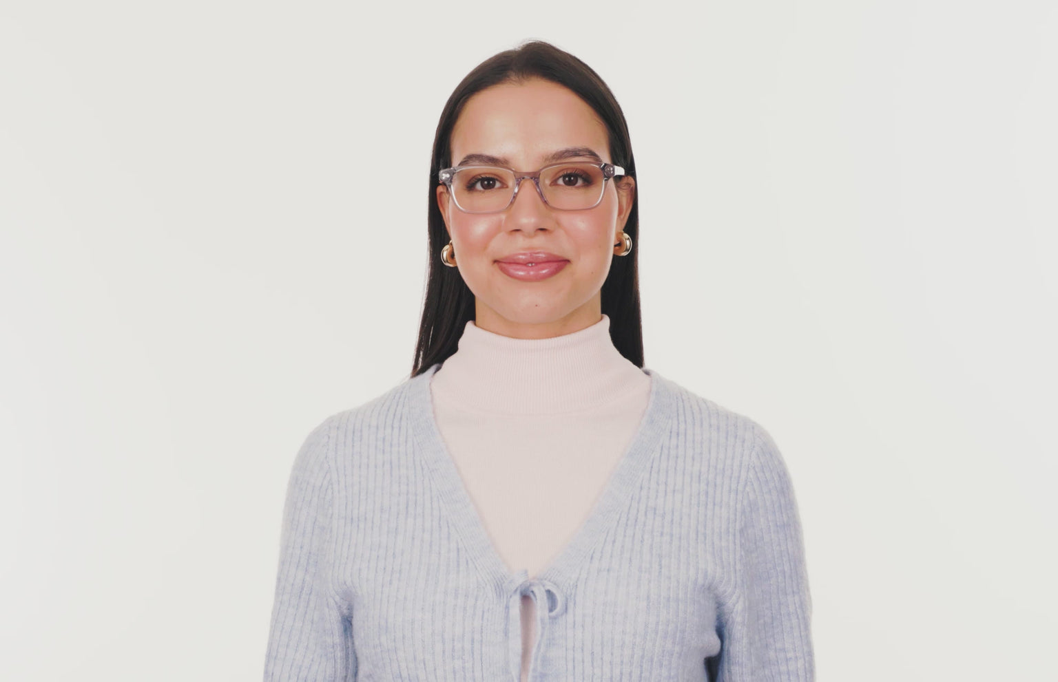 The Finley - Gray Clear - LifeStyle Thumbnail2 - Pair Eyewear