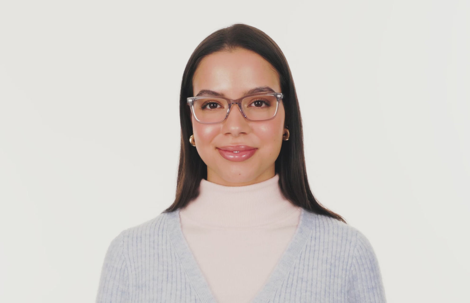 The Larkin - Gray Clear - LifeStyle Thumbnail2 - Pair Eyewear