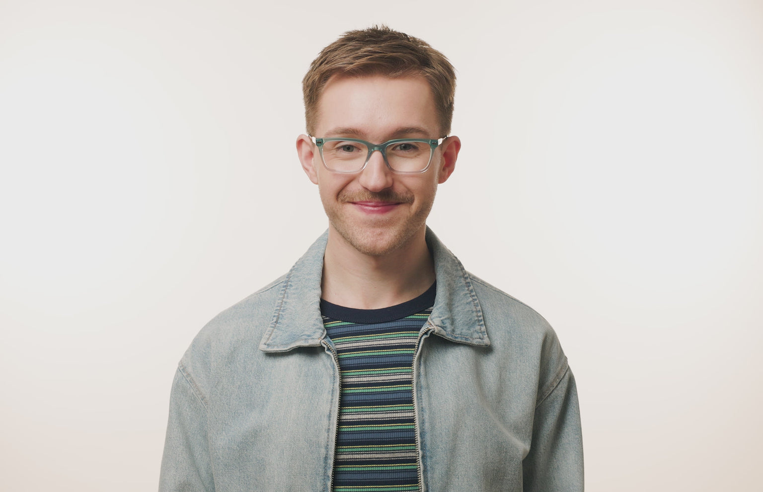 The Larkin - Mixed Material - Lensless - LifeStyle Thumbnail 2 - Pair Eyewear