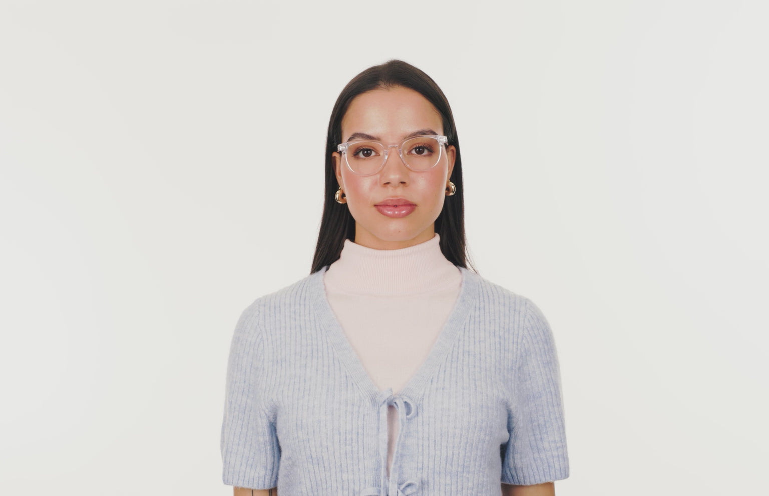 The Reese - Crystal Clear - LifeStyle Thumbnail2 - Pair Eyewear