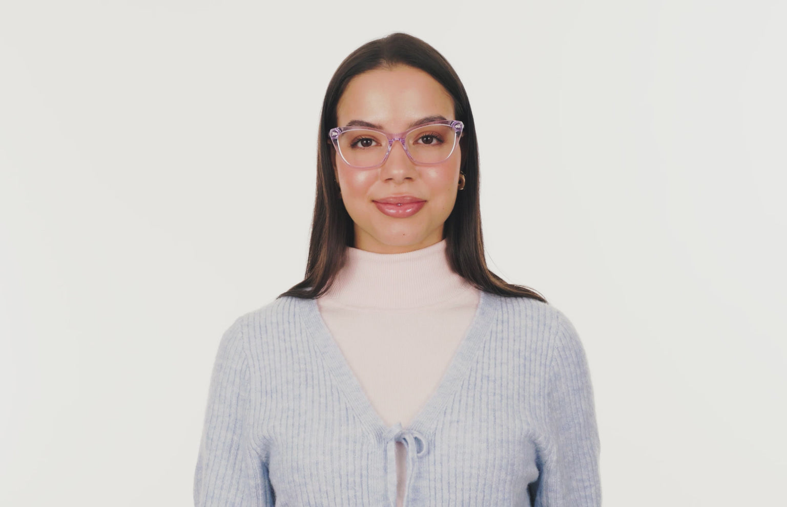 The Wanda - Lavender Clear - LifeStyle Thumbnail4 - Pair Eyewear