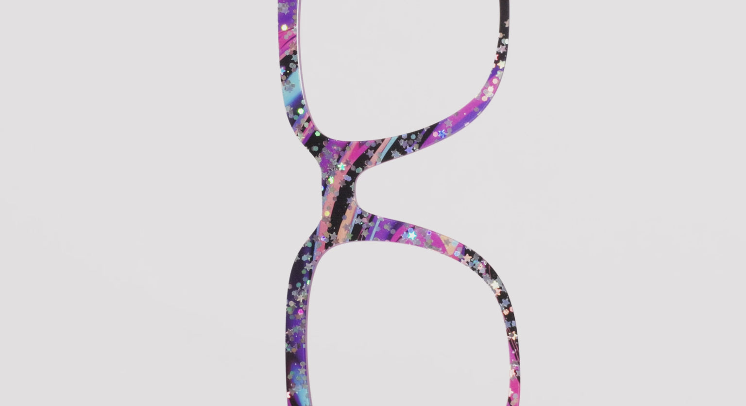 The Vaporwave Marble with Star Glitter - LifeStyle Thumbnail Video1 - Pair Eyewear