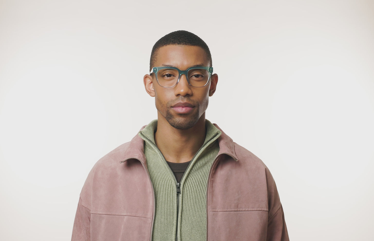 The Murphy - Teal Pearlized Gradient Acetate Silver Metal - LifeStyle Thumbnail3 - Pair Eyewear