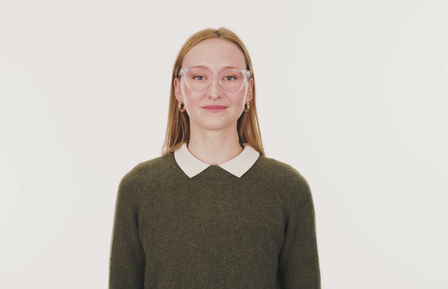 The Quinn - Crystal Clear - LifeStyle Thumbnail2 - Pair Eyewear