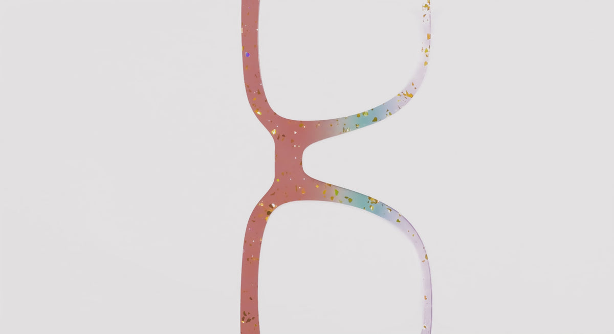 The Autumnal Gradient Crystal with Gold Flakes - LifeStyle Thumbnail Video1 - Pair Eyewear