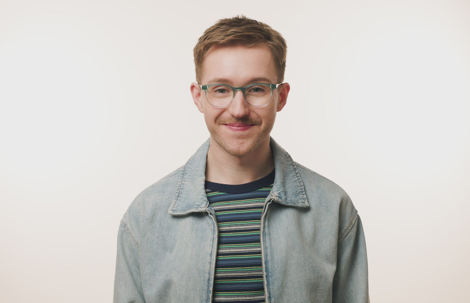 The Reese - Teal Pearlized Gradient Acetate Silver Metal - LifeStyle Thumbnail2 - Pair Eyewear