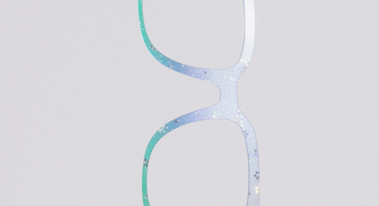 The Sky Blue Crystal with Daisy Glitter - LifeStyle Thumbnail Video1 - Pair Eyewear
