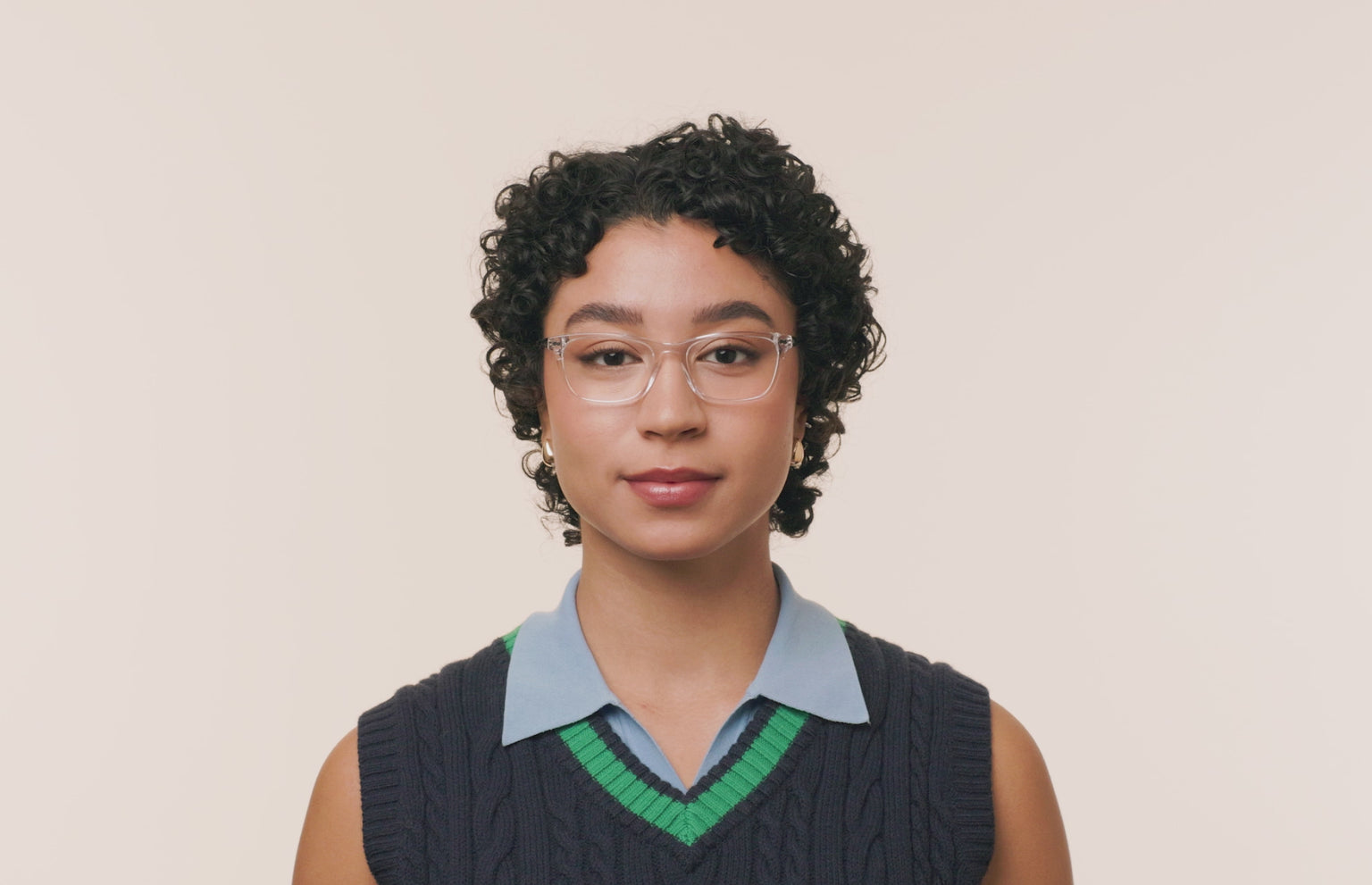 The Casper - Mixed Material - Lensless - LifeStyle Thumbnail 4 - Pair Eyewear