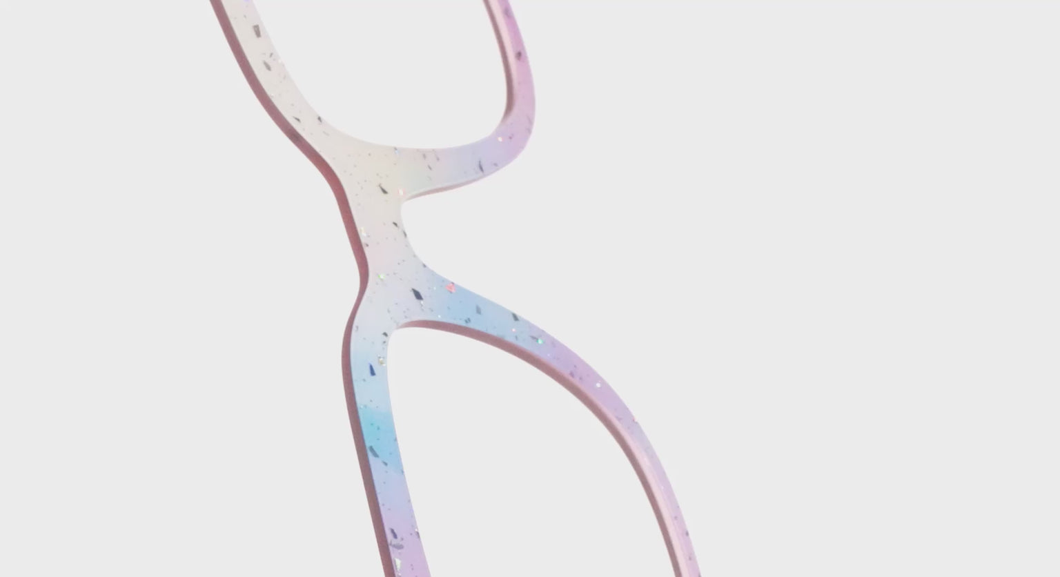 The Dreamy Pastel with Holographic Glitter - LifeStyle Thumbnail Video1 - Pair Eyewear