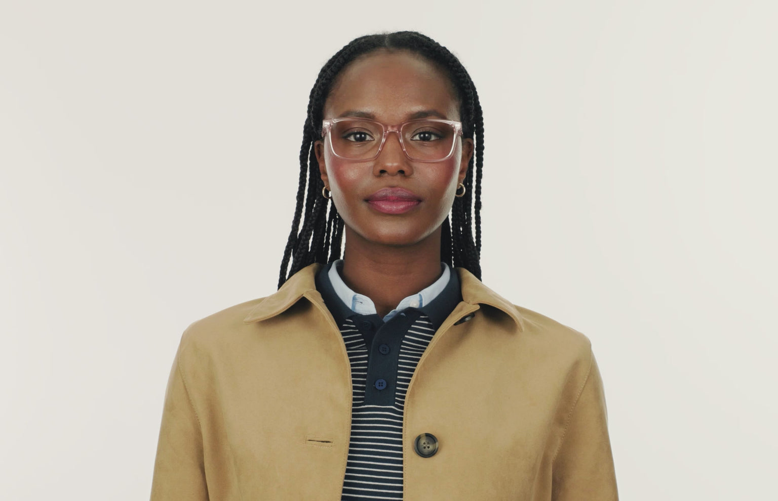 The Kirby - Pink Clear - LifeStyle Thumbnail3 - Pair Eyewear